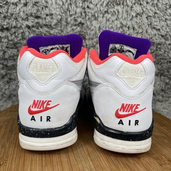 Nike Air Flight 89 Planet of Hoops Sneakers Shoes Men's 8 CW2616-101 - Picture 4 of 12